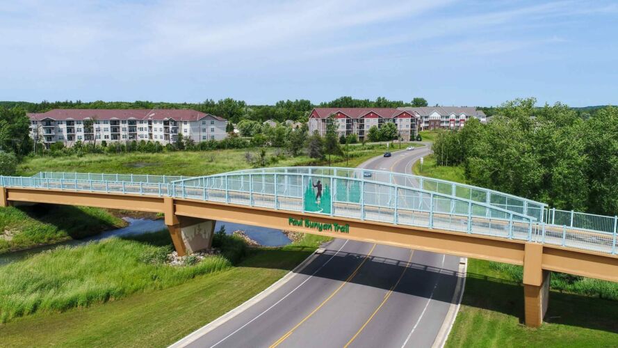 Paul Bunyan Trail Bridge - Baxter, MN - Structural Engineering