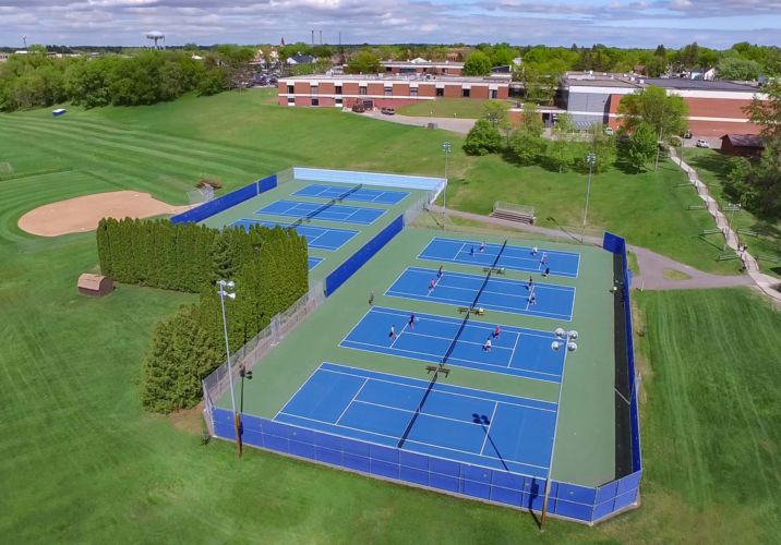 Brainerd High School Tennis Courts - Sports & Recreation Design