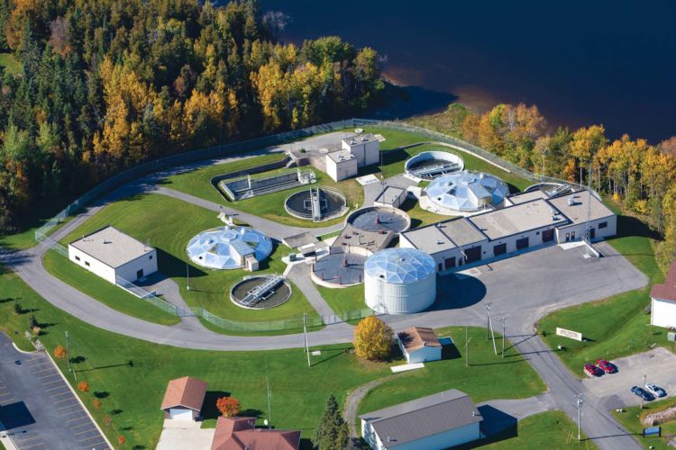 Wastewater Treatment Facility, International Falls - Civil Engineering Utility Design