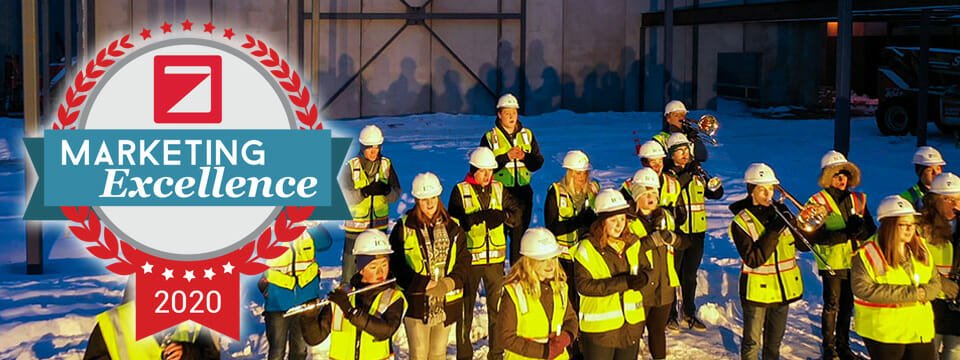 Widseth Wins Zweig Marketing Excellence Award for Holiday Video