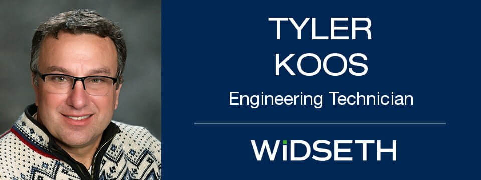 Widseth Welcomes Koos to Civil Engineering Team