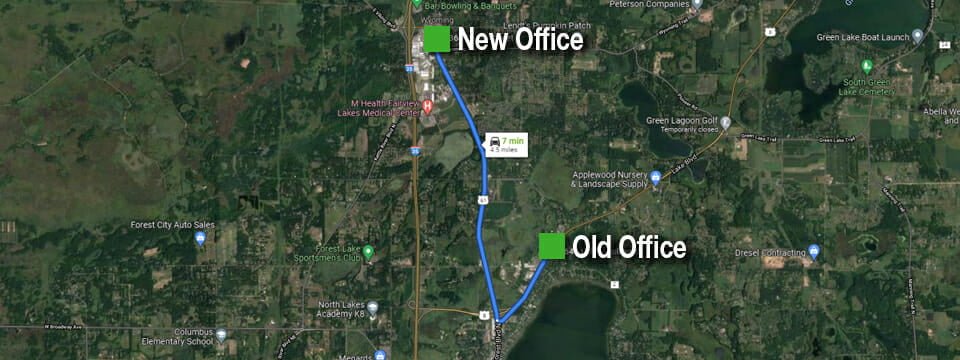 Widseth's Forest Lake Office Has Relocated