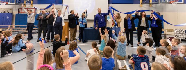 Lowell Elementary Students & Staff Celebrate With Dedication Ceremony