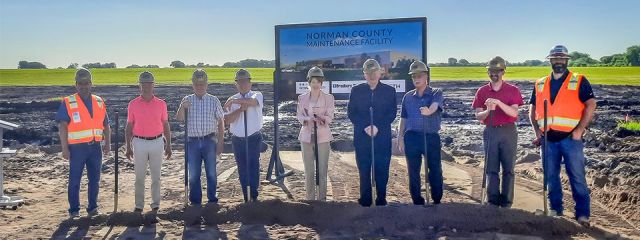 Norman County Breaks Ground for New Maintenance Facility