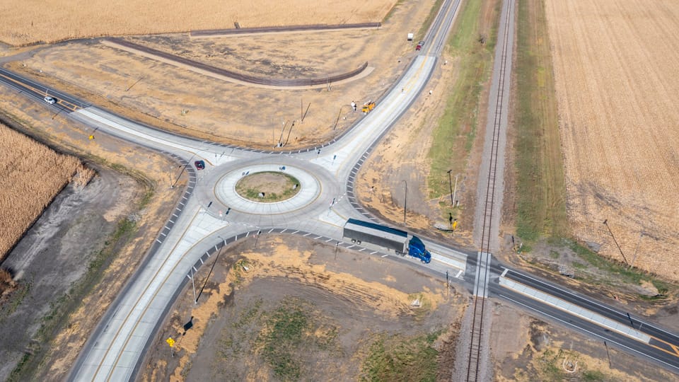 Polk County Roundabout Wins MCEA Highway Safety Achievement Award