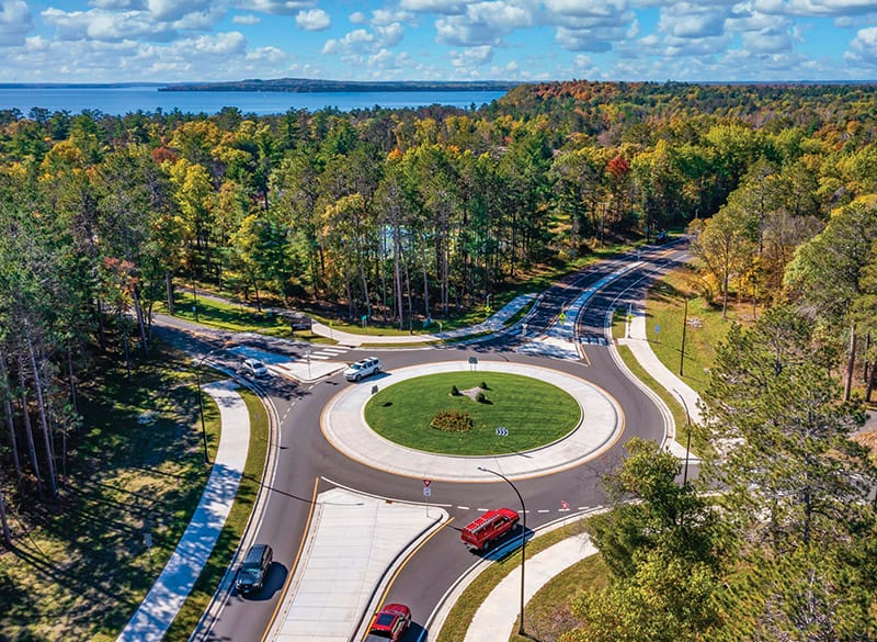 CSAH 77 Roundabout - Nisswa, MN