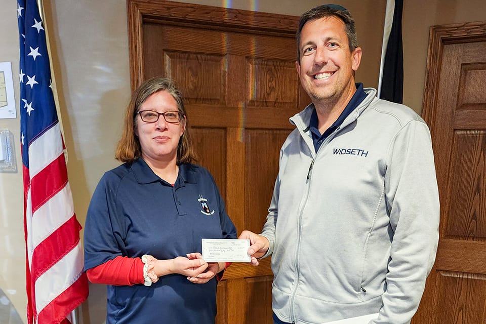Widseth Garrett Borrowicz Donation to Patriot Assistance