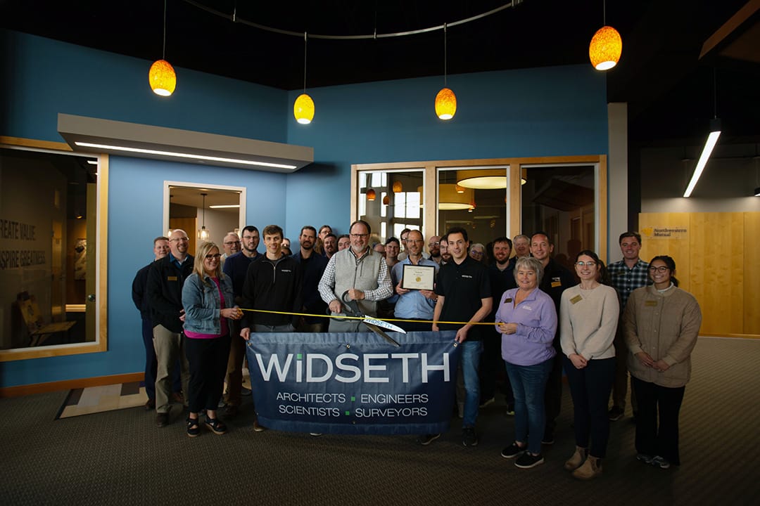 Widseth50th-RochesterChamber-01 Full-sm Widseth celebrating their 50th anniversary with the Rochester Chamber Ambassadors