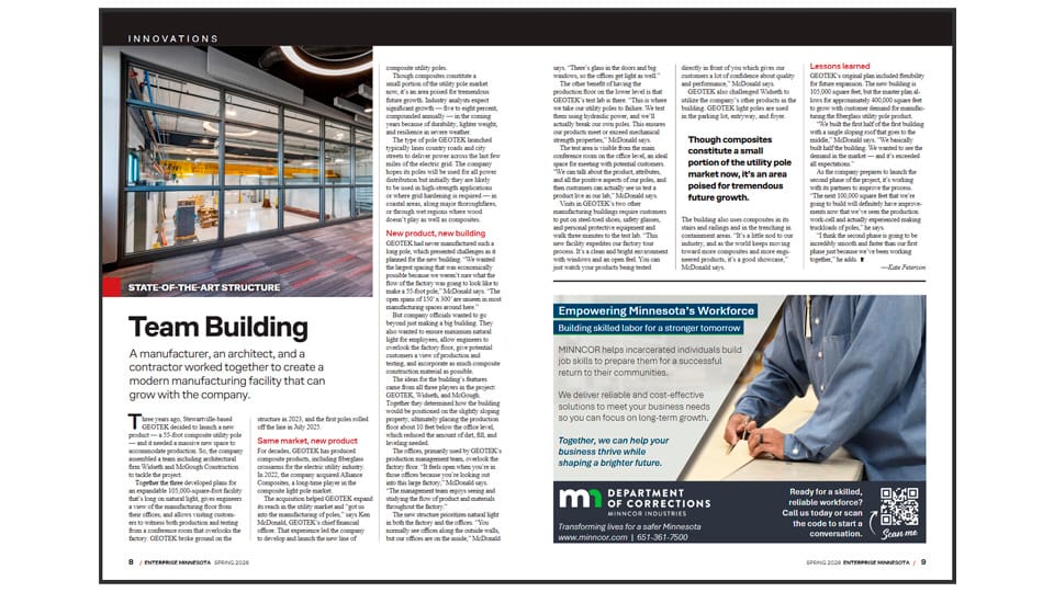 Geotek Enterprise MN Article