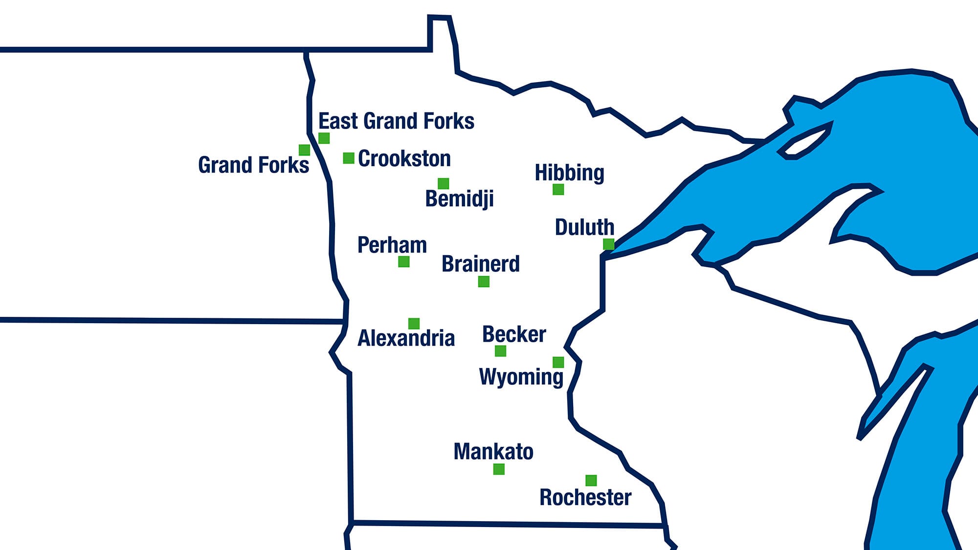 Widseth Offices Map for web