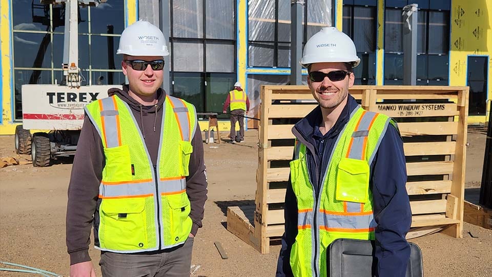 Jeremy Schwarze and Jake Meyer at Essentia Health Orthopedic Center Baxter MN