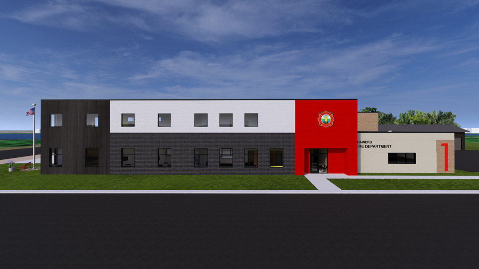Brainerd Fire Department Rendering east