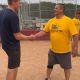 Handshake at the Widseth-Pine Island Softball Game-Summer 2026