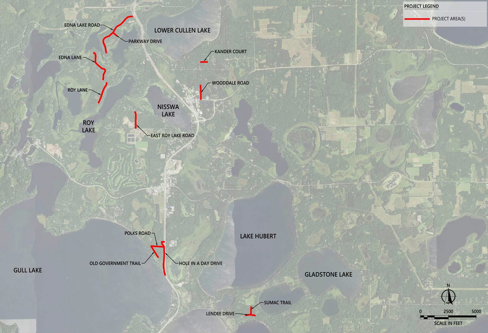 Nisswa Improvements Map Nisswa Improvements Map